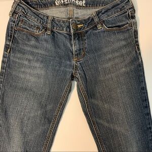 Sunset Straight Bull Head Denim Jeans Size 3